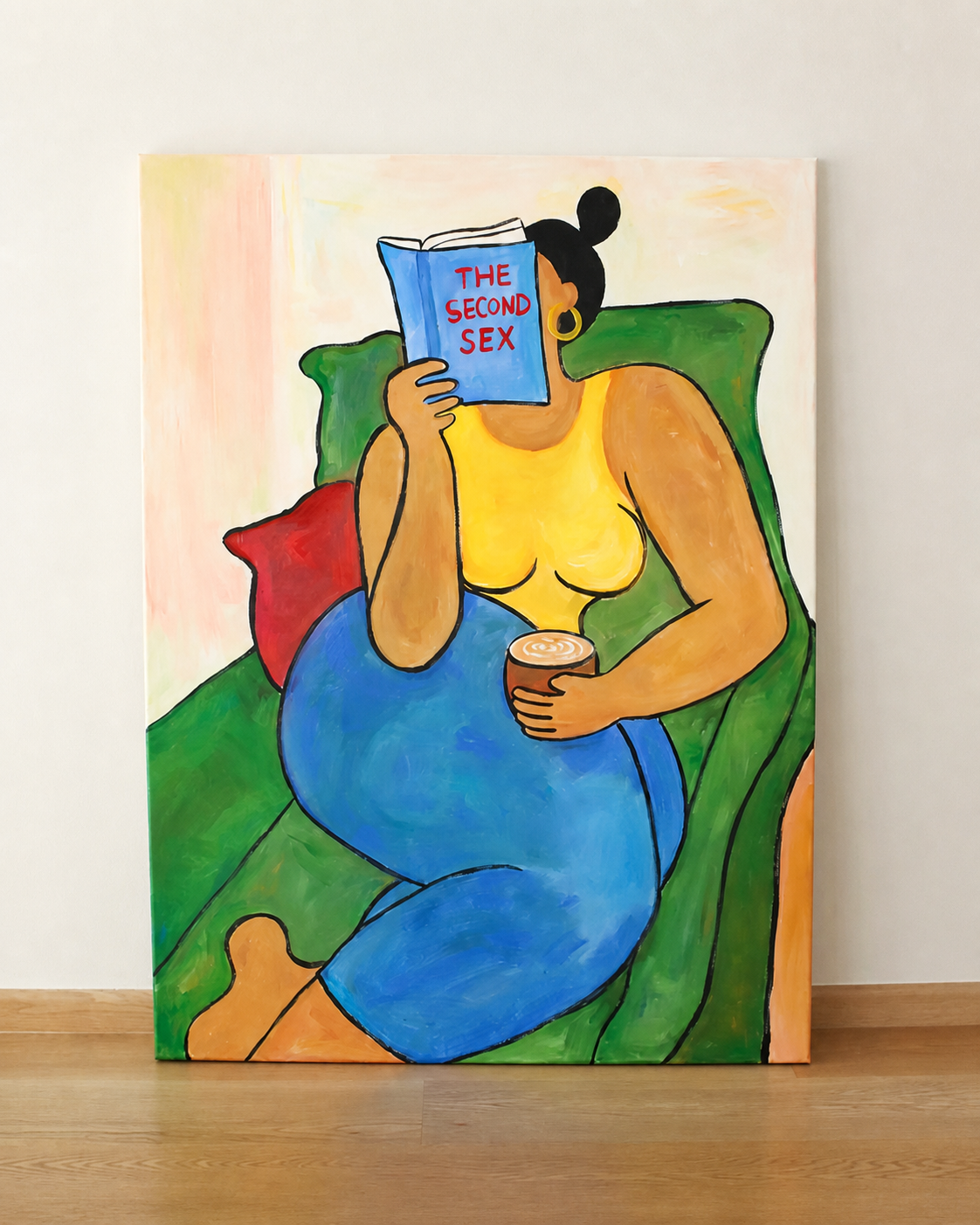 Reading Woman art print